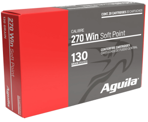 Aguila 8053AG 270Win 130gr InterLock Boat Tail Soft Point 20 Per Box/10 Case