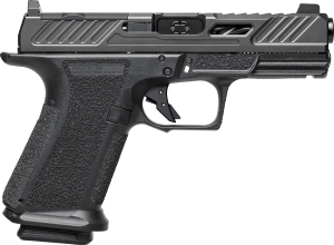 Shadow Systems SS1040CA MR920 Elite 9mm 10+1 Black Black Nitride Optic Cut/Serrated/Window Cut Stainless Steel Slide Black Black Interchangeable Backstrap Grip *CA Compliant