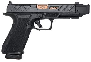 Shadow Systems SS2239CA DR920P Elite 9mm 10+1 Bronze TICN Black Nitride Optic Cut/Serrated/Window Cut Stainless Steel Slide Black Black Interchangeable Backstrap Grip *CA Compliant