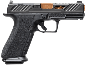 Shadow Systems SS3039CA XR920 Elite 9mm 10+1 Bronze TICN Black Nitride Optic Cut/Serrated/Window Cut Stainless Steel Slide Black Black Interchangeable Backstrap Grip *CA Compliant