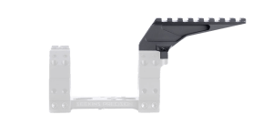 Seekins Precision 0010650166-F X-Cap 45 Degree Side Pic Rail Aluminum Black