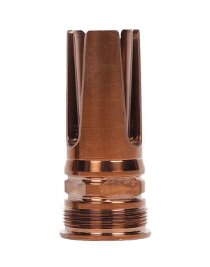 Q LLC ACCFH1/2288.6 Flash Hider  8.6 Blackout Steel 1/2"x28 Threads 2.13" OAL