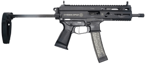 Global Ordnance LLC 850003223124 Grand Power Stribog SP9A3 9mm Luger 30+1 Black PDW Tailhook Brace