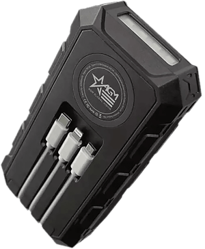AGM Global Vision 6628XPB31 Solar Power Bank  Black 5V