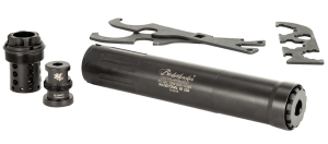 GRIFFIN ARMAMENT GABUSH46-W Bushwacker 46 Modular Multi-Caliber 1.50" Black 17-4 Stainless Steel 5/8"-24 tpi