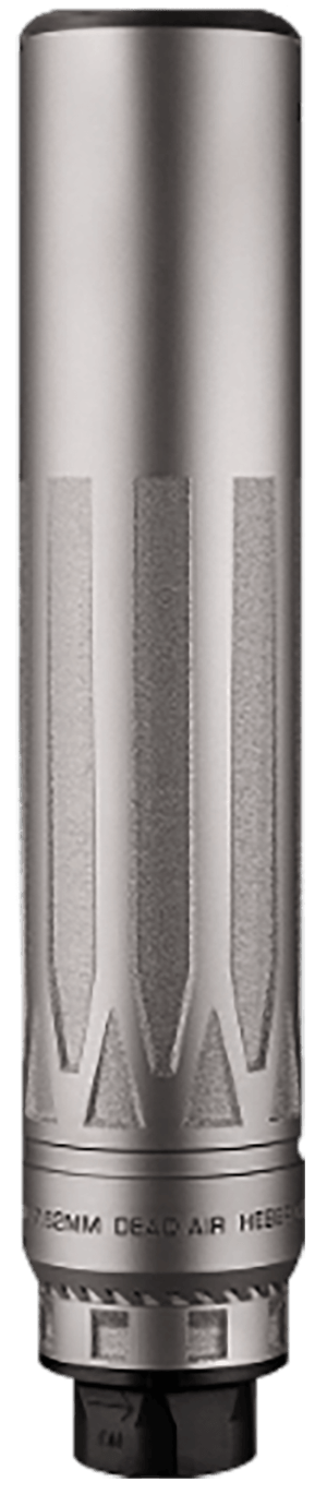 Dead Air NOMADLTIXCXENOSIL Nomad LTI XC Xeno Silver 7.62mm Silencer w/ Xeno Adapter & DA124 Omni Brake