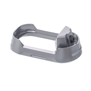 Tyrant CNC TDG17MWG4GREYBLACKSCRE Magwell Fits Glock 17 Gen4 Grey Aluminum