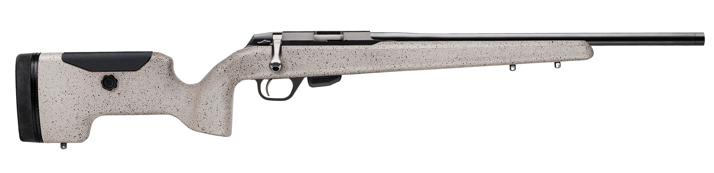 Tikka JRT1XU309SB T1X UPR 17 HMR 10+1 16" Black Threaded Barrel Black Drilled & Tapped Steel Receiver Desert Sand Textured Fixed Carbon Fiber/Fiberglass Stock Right Hand