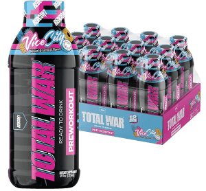 Redcon1 RC1TWRTDVC12 Total War Ready to Drink Vice City 12 Pack