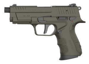 Retay USA RXP22OD13TH RXP  22 LR 13+1 4" Black Threaded Barrel  OD Green Cerakote RMR/RMSc Optic Ready/Serrated Slide  OD Green Cerakote Polymer Frame w/Accessory Rail  Textured Grip