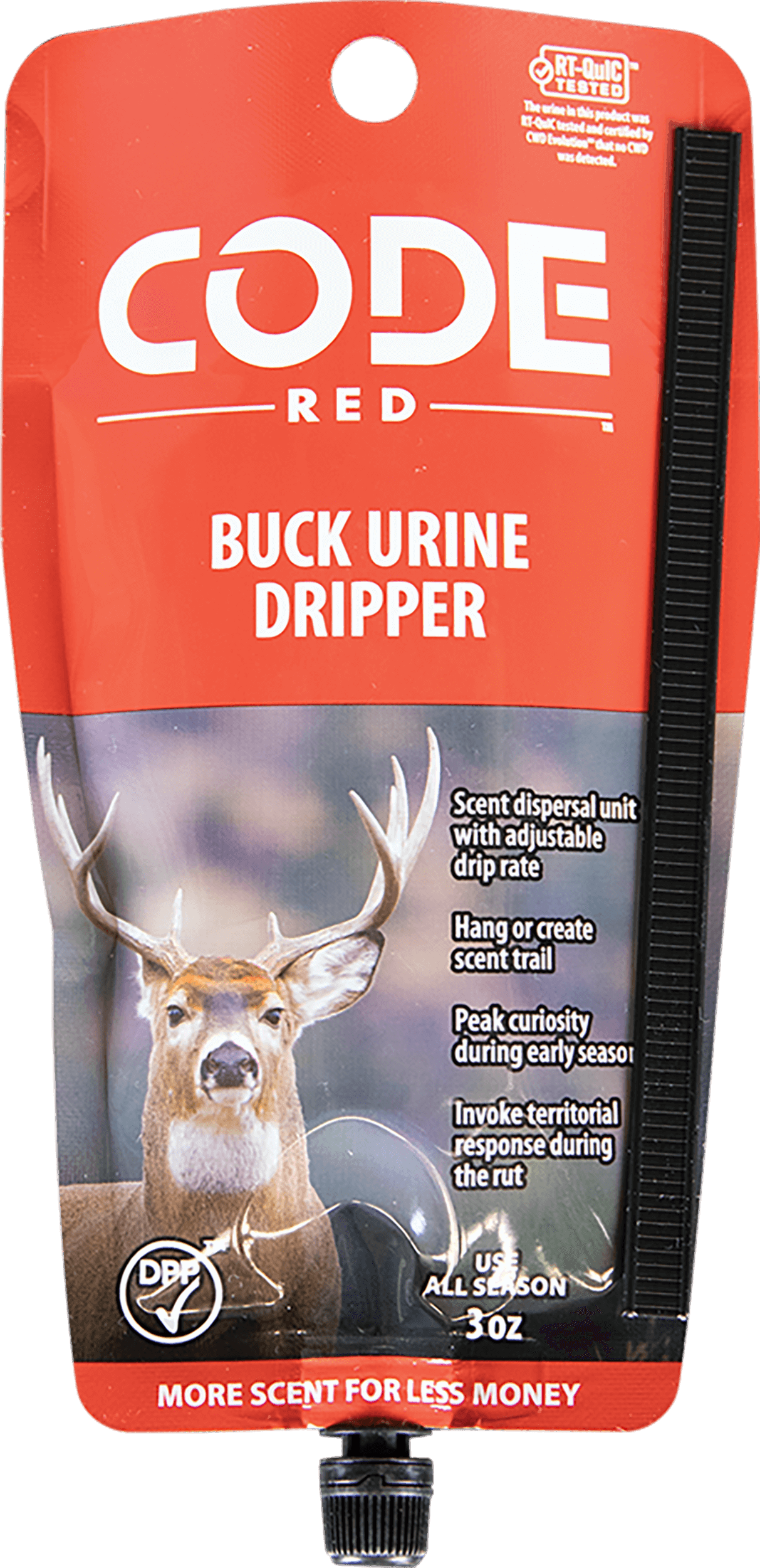 Code Blue OA1423 Buck Urine Deer 3 oz Dripper