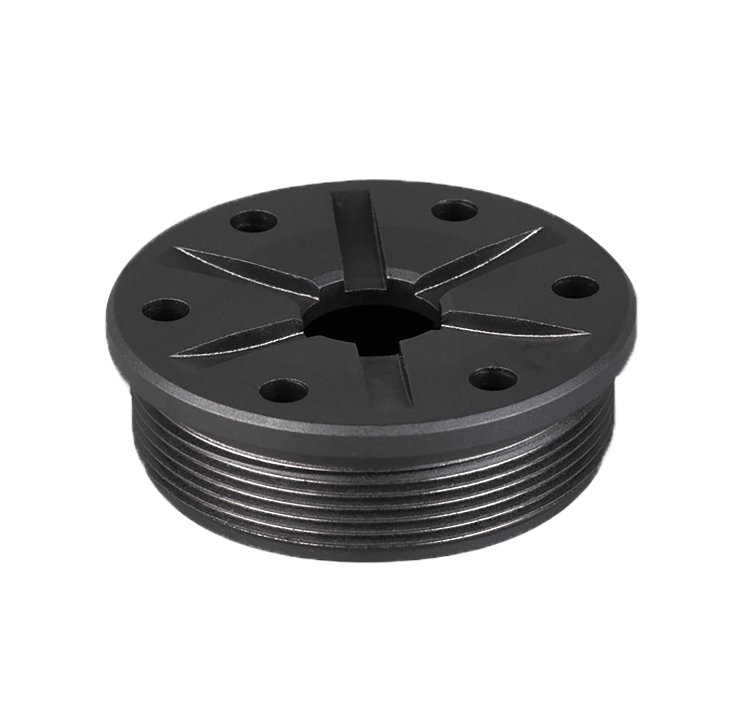 SilencerCo AC5125 Bravo Front Cap 223 Cal Fits Matte Black