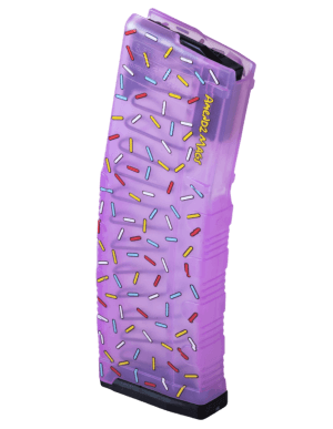 Amend2 CS5MODCTSPR30 MOD-C Sprinkle Donut 30rd 5.56 NATO Fits AR-15 Teal Sprinkles