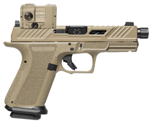 Shadow Systems SS1022AM MR920 Elite w/Optic Compact 9mm Luger 15+1  4" Match Grade Spiral Barrel  Flat Dark Earth Cerakote Optic Cut/Serrated/Window Cut Stainless Steel Slide  FDE Polymer Frame w/Beavertail & Picatinny Rail  Aimpoint Acro Red Dot