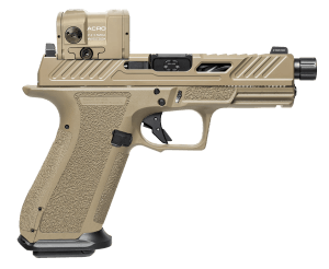 Shadow Systems SS3022AM XR920 Elite w/Optic 9mm Luger 17+1 5" Match Grade/Spiral Fluted Barrel  Black Nitride Optic Cut/Serrated/Window Cut Stainless Steel Slide  Flat Dark Earth Polymer Frame w/Beavertail & Picatinny Rail  Aimpoint Acro Red Dot