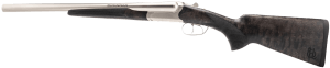 Heritage Mfg BL1218NI Badlander 12 Gauge Break Open 2rd 18.50" Nickel Side By Side Barrel & Receiver Fixed Turkish Walnut Wood Stock