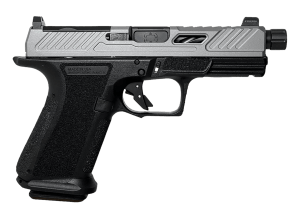 Shadow Systems SS-1010-SM22 MR920 Elite 9mm Luger 15+1 4.50" Black Nitride Match Grade/Spiral Threaded Barrel  Smoke Gray Optic Cut/Serrated/Window Cut Slide  Black Polymer Frame w/Picatinny Rail  Interchangeable Backstrap Grip