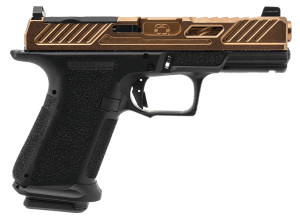 Shadow Systems SS-1011-L1 MR920 Limited Compact 9mm Luger 15+1  4" Bronze TICN Match Grade/Spiral Fluted Barrel  Bronze TICN Optic Cut/Serrated/Window Cut Stainless Steel Slide  Black Polymer Frame w/Beavertail & Picatinny Rail