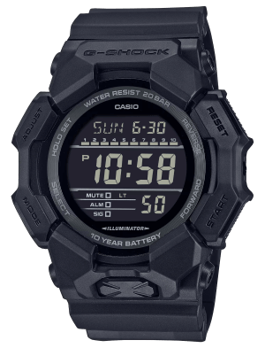 GSHOCK GD0101A1CR DIGITAL MOVEMENT BLACK