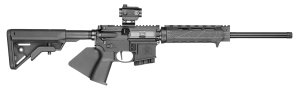 Smith & Wesson 13514 Volunteer XV *CA Compliant 5.56x45mm NATO 10+1 16" 4140 Chrome-Moly Vanadium Target Crown Threaded Barrel  BCM Gunfighter Forend With M-LOK    B5 Systems Fixed Bravo Stock   Crimson Trace Red Dot  Manual Safety On Lower