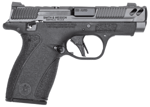 Smith & Wesson 14417 PC Bodyguard 2.0 Carry Comp Micro Frame 380 ACP 12+1 3.10" Black Armornite Ported Barrel Gray Armornite Stainless Steel Serrated Slide Black Polymer Frame Black Textured Grip Manual Thumb Safety