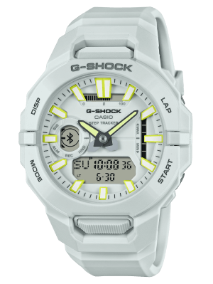 G-Shock GBA9507ACR Move GBA-950 Keep Time White Band Analog/Digital Display