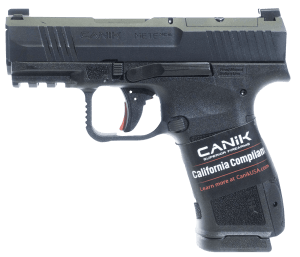 Canik HG7884CAD-N Mete MC9L *CA Compliant 9mm Luger 10+1 3.18" Black Steel Barrel Desert Cerakote Steel Serrated Slide Flat Dark Earth Polymer Frame w/Picatinny Rail Interchangeable Backstrap Grip
