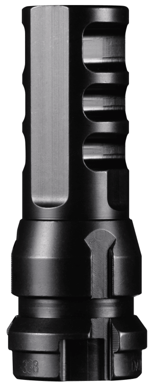 Dead Air DA104 KeyMo Muzzle Brake Black Nitride 4140 HT Alloy Steel M18X1 Threads 338 Cal