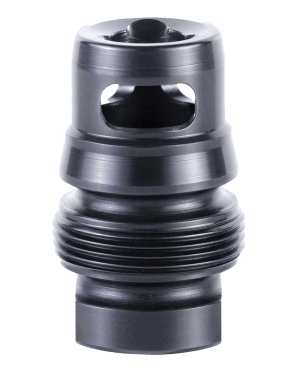 Dead Air DA135 Xeno Xero Black 4140 HT Alloy Steel 9/16x24 RH Threads 1.105" OAL 0.99" Diameter 9mm