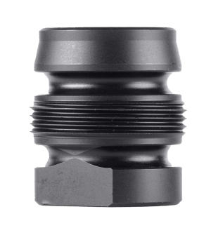 Dead Air DA143 Xeno Xero Black 4140 HT Alloy Steel 9/16x24 RH Threads 1.105" OAL 0.99" Diameter 9mm