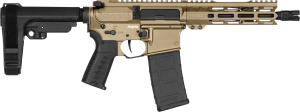 CMMG 30AF20ACT Banshee Mk4 300 Blackout 30+1 8" Black Nitride Threaded Barrel  M-LOK Handguard  Coyote Tan Cerakote Aluminum Receiver w/Picatinny Rail  Black Polymer CMMG RipBrace  CMMG Zeroed Grip