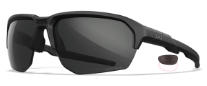 Wiley X CHJKL01 Jakl  M/L Grey/Clear Lens Matte Black Frame