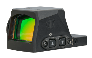 Sig Sauer Electro-Optics SORX1370 Romeo-X Enclosed Pro Black 1x24mm Illuminated Green Circle w/Dot Reticle RX Footprint Mount