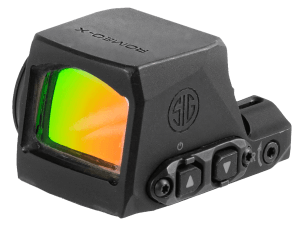Sig Sauer Electro-Optics SORX1280 Romeo-X Compact Black 1x24mm 3MOA Green Dot Reticle RX Footprint Mount