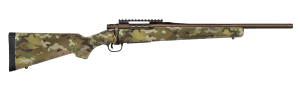 Mossberg 28280 Patriot  Compact 350 Legend 4+1 18" Patriot Brown Cerakote Threaded Bull Barrel  Patriot Brown Cerakote Steel Receiver w/Picatinny Rail  MultiCam Fixed Synthetic Stock