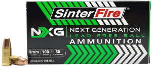 SinterFire Inc SF9100NXGLF Next Generation (NXG) 9mm 100gr 50 Per Box/20 Case
