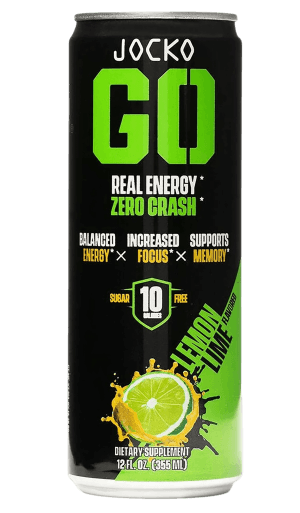 Jocko Fuel 29006 Lemon Lime Energy Drinks 12oz 12Pack