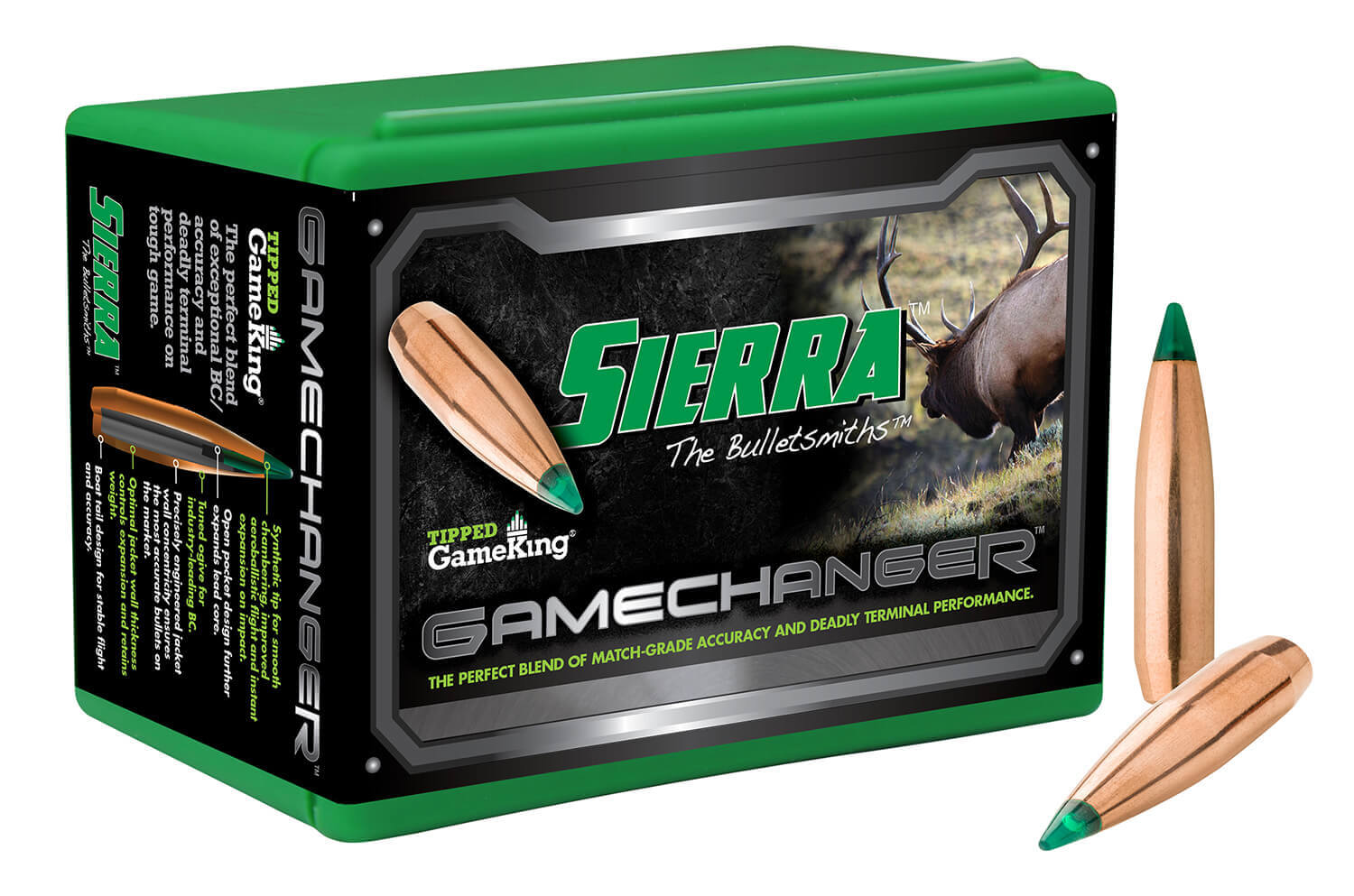 Sierra 4680 Tipped GameKing 308Win 180gr Tipped GameKing 100/Box - Image 2