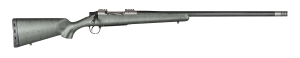 Christensen Arms CA10268315332 Summit TI Full Size 7mm Rem Mag 3+1 26" Natural Titanium Steel Threaded Barrel Natural Titanium Aluminum Receiver Green w/Black Webbing Fixed Sporter Stock