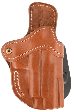 1791 Gunleather ORPDH23CBRR Paddle Holster Optic Ready OWB Size 2.3 Classic Brown Leather Paddle Fits Glock 17 Fits Walther PPQ Right Hand