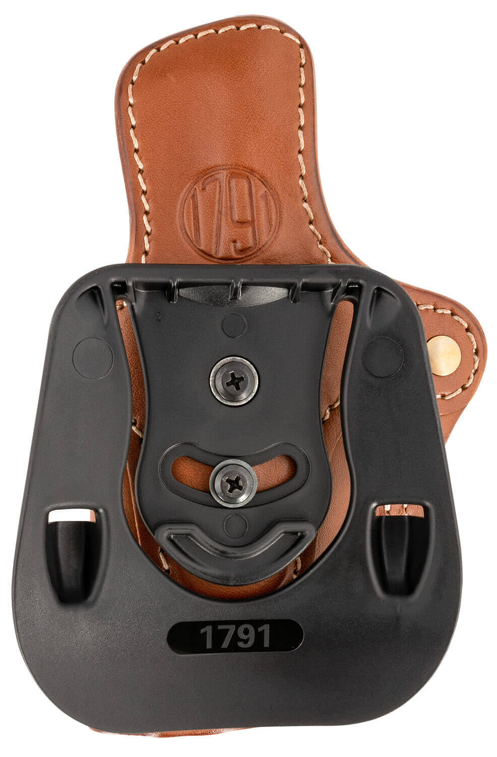 1791 Gunleather ORPDH23CBRR Paddle Holster Optic Ready OWB Size 2.3 Classic Brown Leather Paddle Fits Glock 17 Fits Walther PPQ Right Hand - Image 3