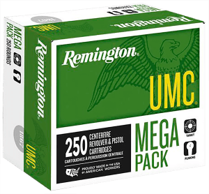 Remington Ammunition 23773 UMC Mega Pack 40 S&W 165 gr Full Metal Jacket 250rd Box/ 4 Case