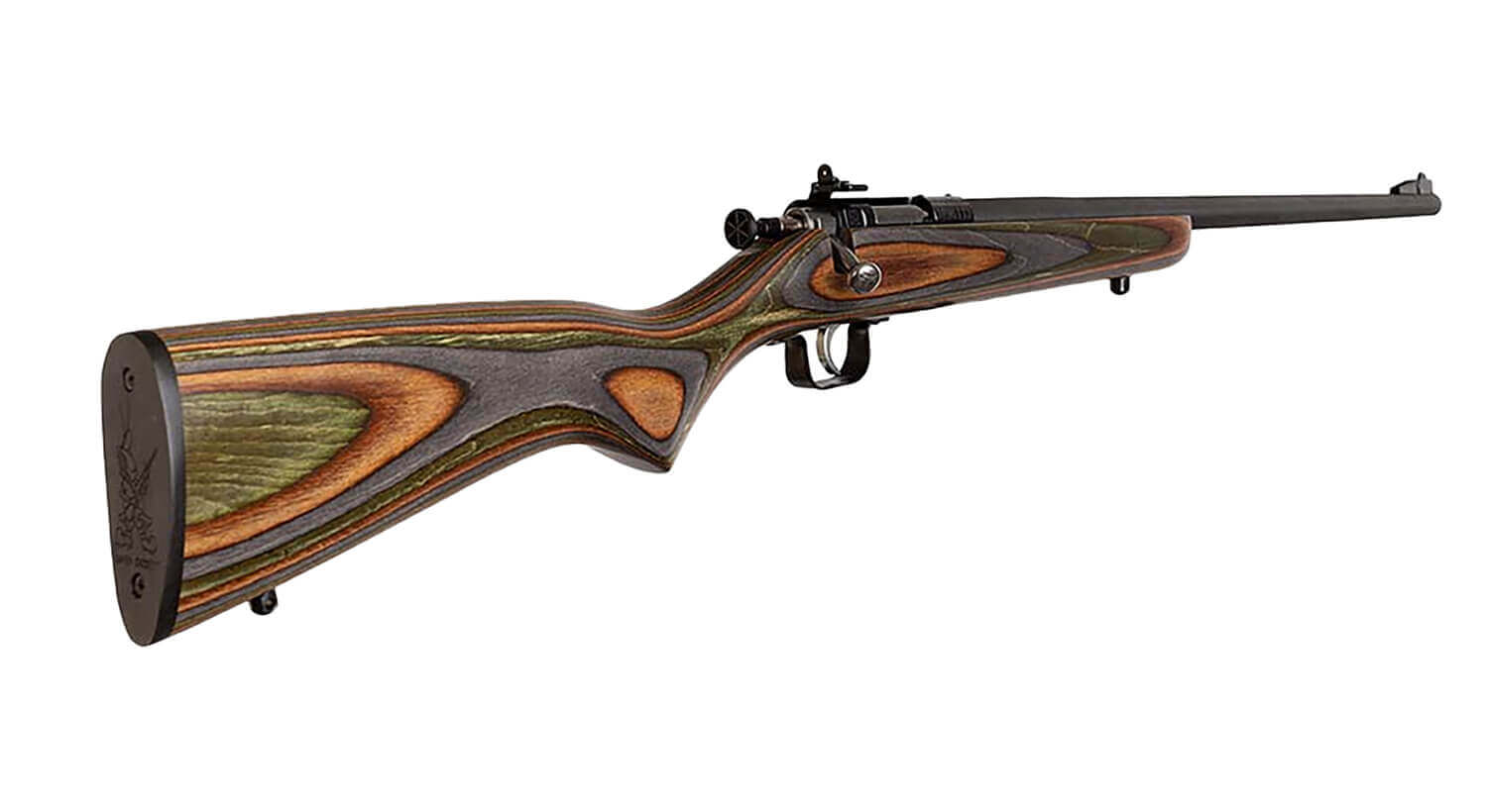 Crickett 00005 Chipmunk 22LR 1Shot 16.10" Blued Camo - Image 3