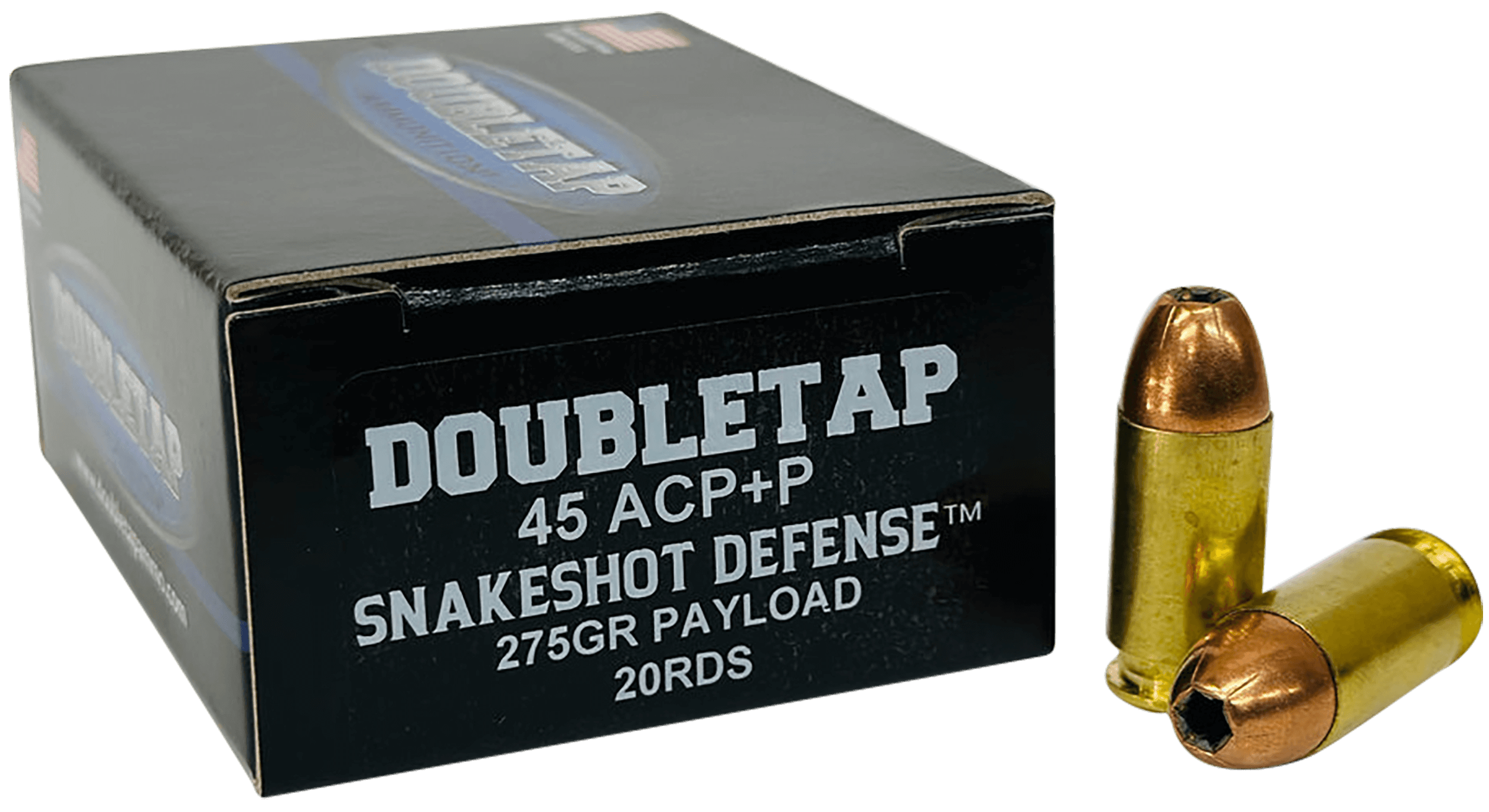 DoubleTap Ammunition 45ASS20 Snake Shot 45ACP 20 Per Box/50 Case