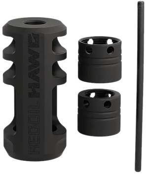 Browning 001293093 Xeno Recoil Hawg Black Matte Stainless Steel M13x0.75 Threads 2.20" OAL