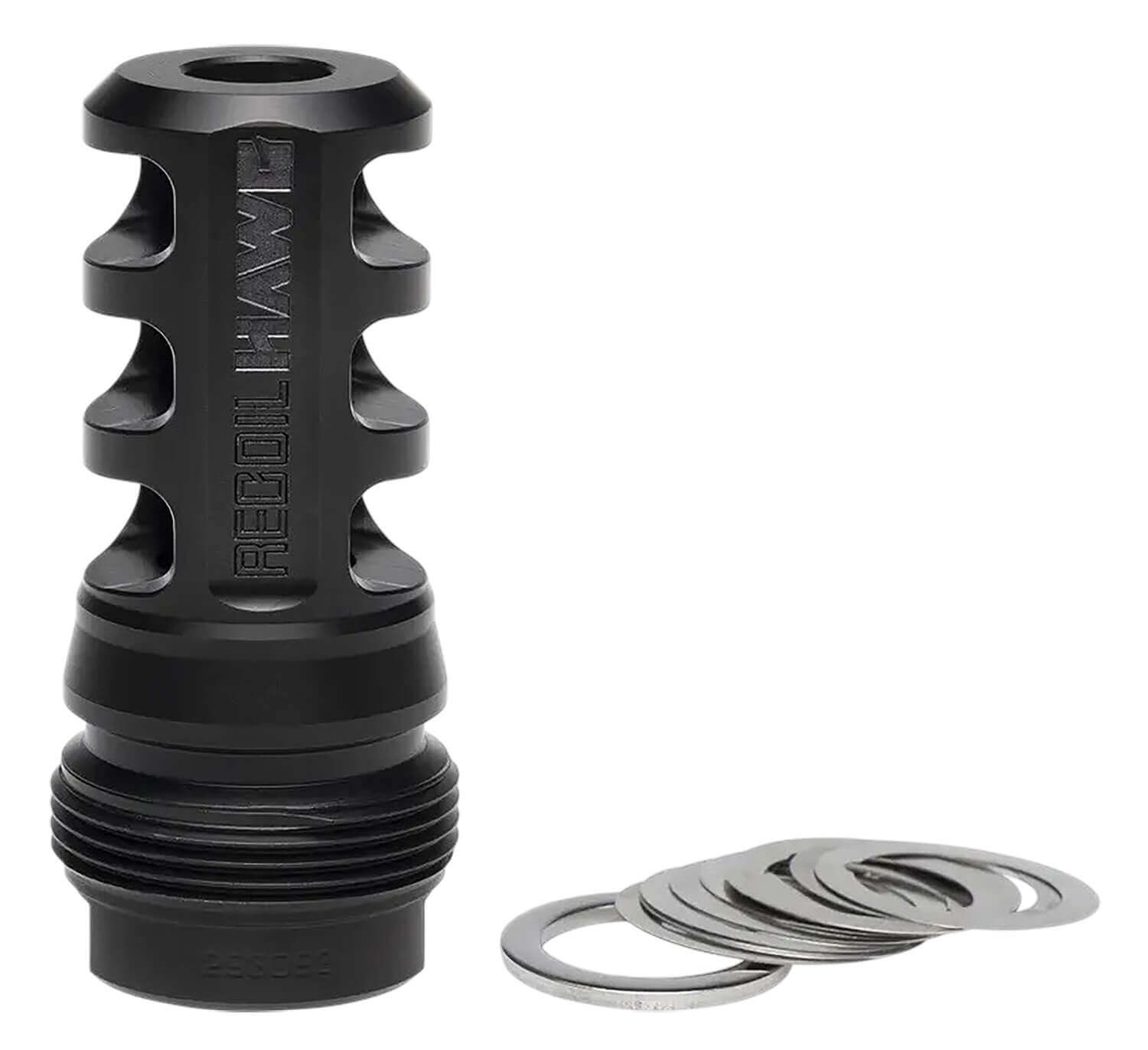 Browning 001293095 Xeno Recoil Hawg Black Matte Stainless Steel M13x1.25 Threads 2.20" OAL - Image 2