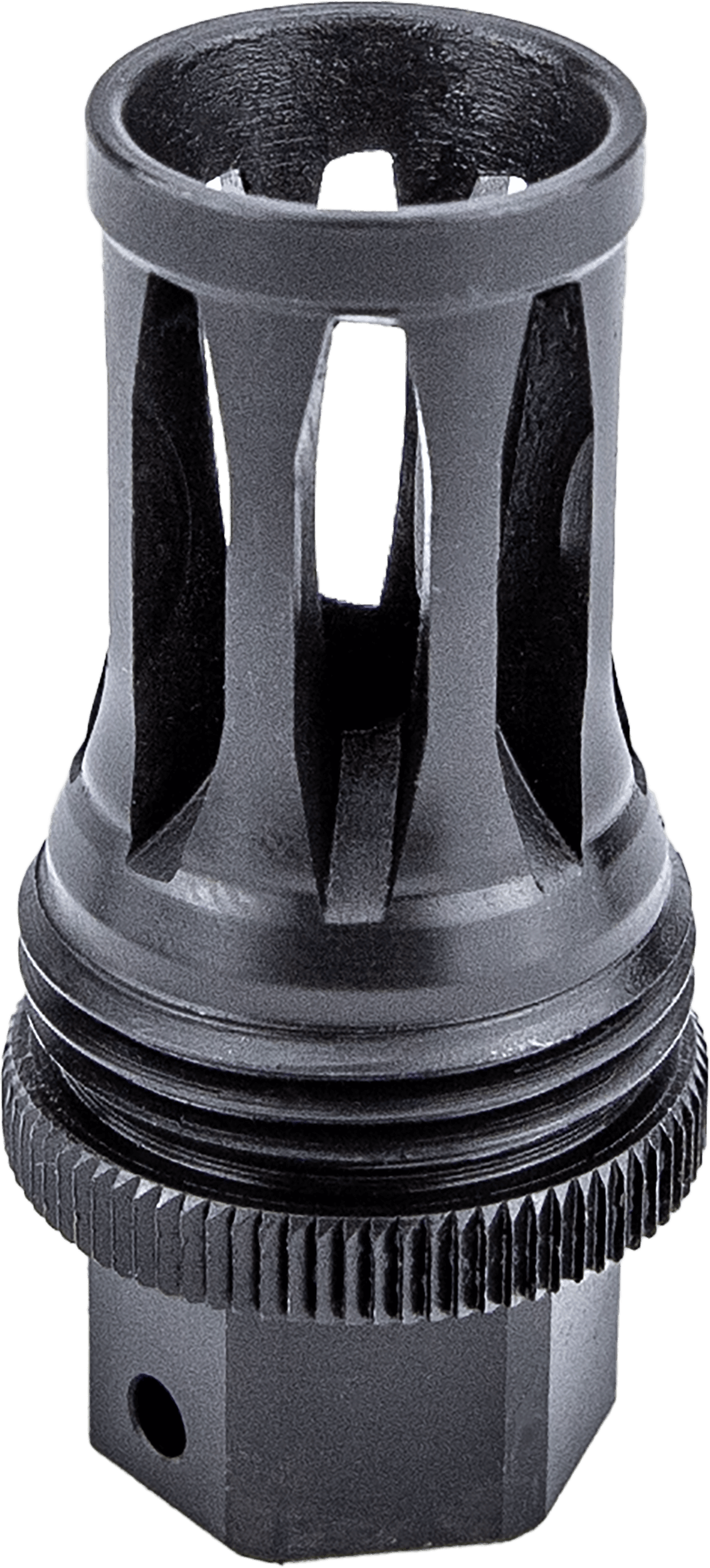 Kgm Suppressors A-QD-FH-S-3M Quick Detach Flash Hider Black Nitride Steel 3/4"x24 Threads
