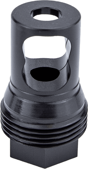 Kgm Suppressors A-TMB50-S-1 R50T Taper Muzzle Brake Black Nitride Steel 1x14 Threads