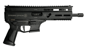 Global Ordnance LLC 810091158180 Grand Power Stribog SP9A3G *CA Compliant 9mm Luger 16" Black