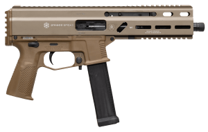 Global Ordnance LLC 197892004800 Grand Power Stribog SP10A3 10mm Auto 8" Flat Dark Earth